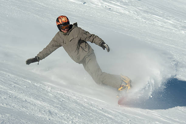 istock Snowboarder in splashes of snow 96959962