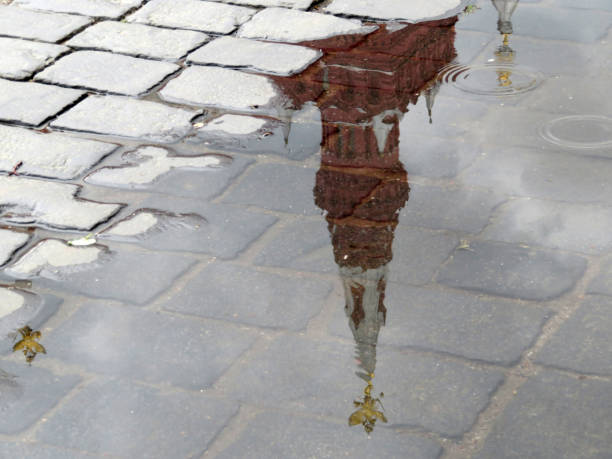 istock Moscow Red square during rainy weather 969602900