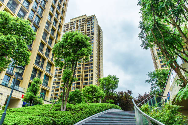istock Modern residential high-rise buildings 969603622