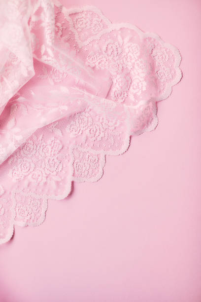 istock Arrangement on pink lace for bday 969604280