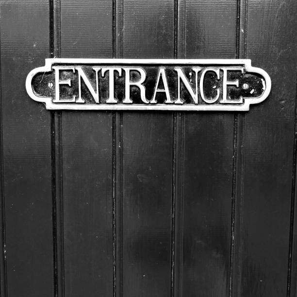istock Entrance sign 96960540