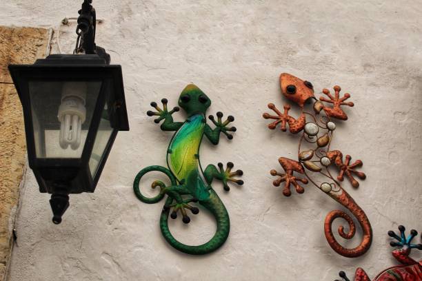 istock Colorful lizard souvenirs in Obidos village 969619094