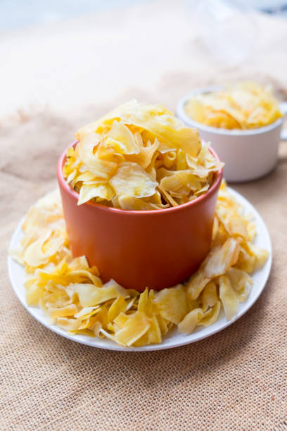 istock Close up of a pile of dried jackfruit chips 969623620