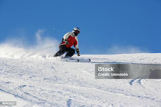 Winterfun On A Very Cold Day Stock Photo - Download Image Now - Ski, Skiing, Adult