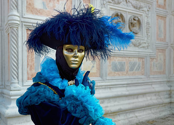 istock Beautiful female carnival masks in Venice 96963833