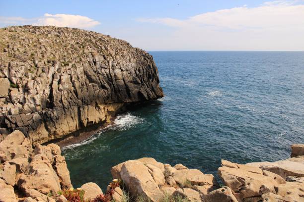 istock Views of the wild Atlantic Ocean with beautiful cliffs in Peniche 969645028