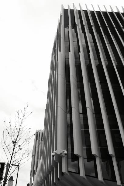 istock Black and White modern structure building photography 969645666