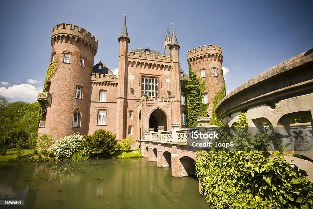 Castle Moyland Medieval Castle in Bedburg-Hau, North Rhine-Westphalia, Germany Castle Stock Photo