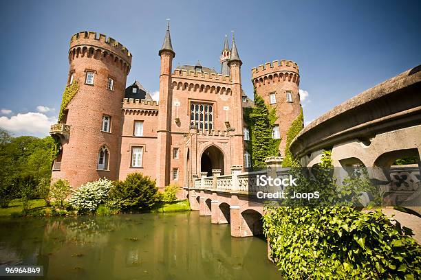 Castle Moyland Stock Photo - Download Image Now - Castle, Ancient, Architecture