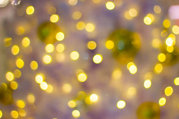 istock blurred abstract bokeh background for Decorations for New Year and Holidays 969648628