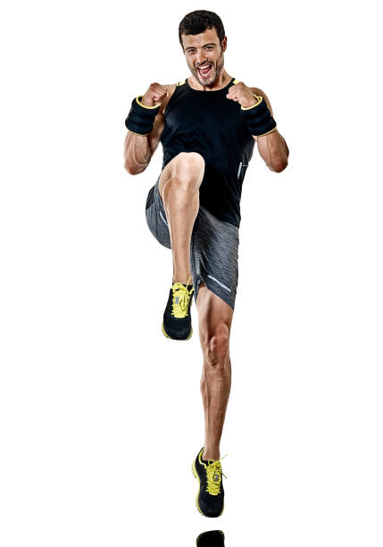 istock fitness man cardio boxing exercises isolated 969655792