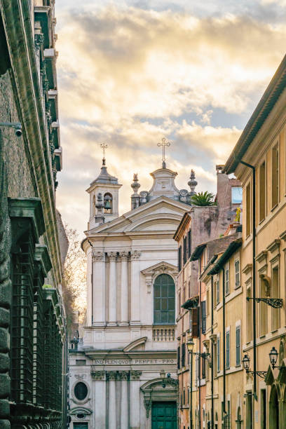 istock Church and Buildings, Rome, Italy 969658150