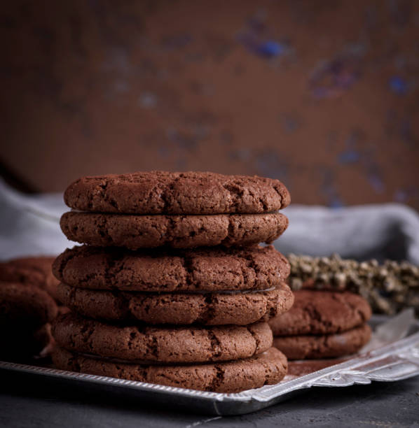 istock a stack of round chocolate chip cookies 969666250