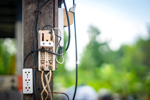 istock Cut out or breaker circuit of electric current 969688780