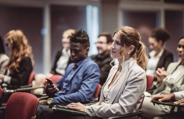 istock Business People at a Conference Meeting 969689654