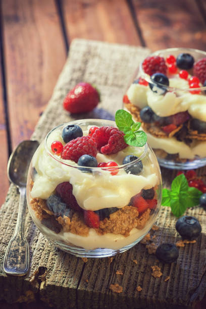 istock Homemade Parfait With Berry Fruit 969696212