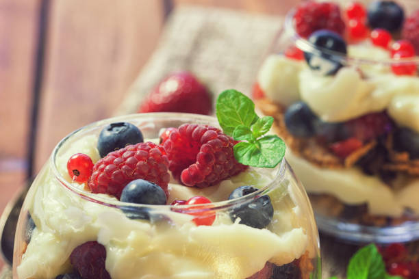 istock Homemade Parfait With Berry Fruit 969696350