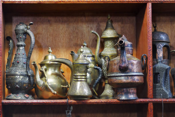 istock Vintage arabic jugs and pitchers 969704202