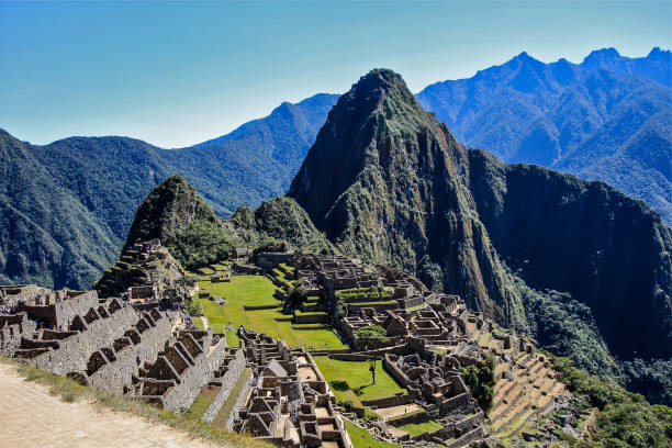 istock Panoramic View of Machu Picchu 969704692