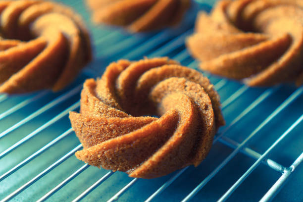 istock Organic Vegan Apple Cider Mini Bundt Cake 969710860