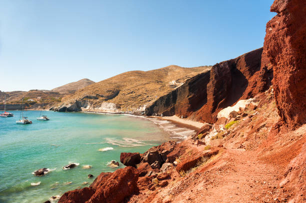 istock Red beach on Santorini island, Greece. 969714366