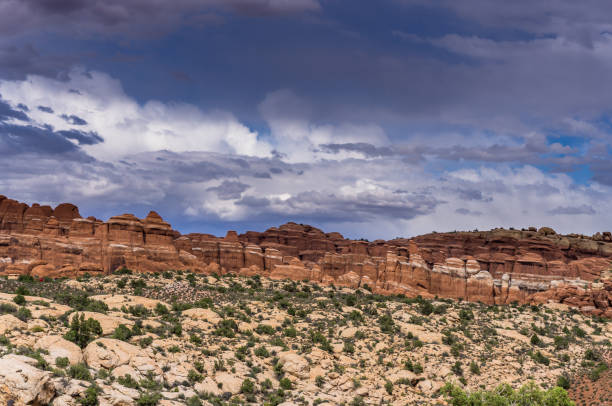istock Fiery Furnace, Arches National Park in Sunlight 969719990