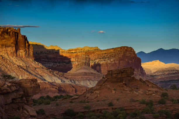 istock Sunlight and Shadow in Capitol Reef National Park at Sunset 969720016