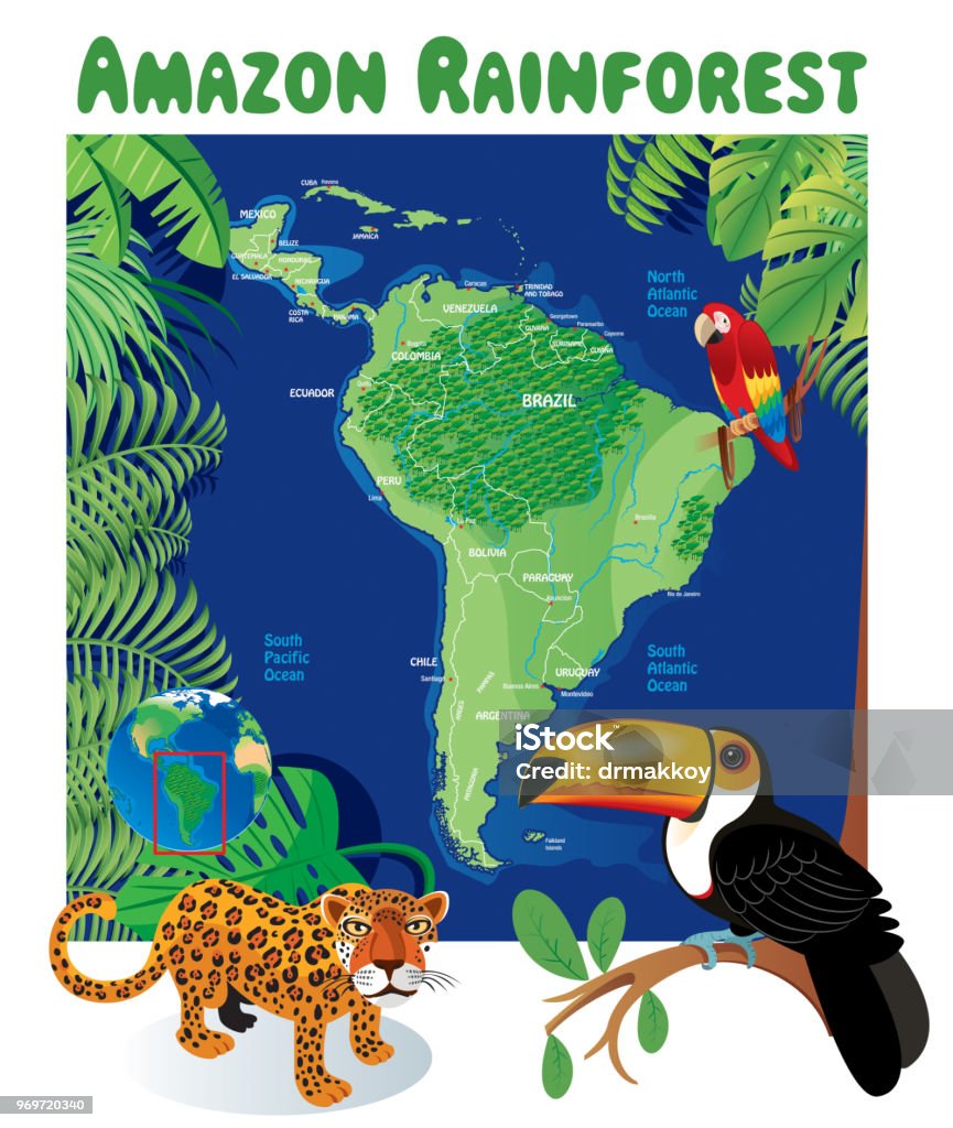 Cartoon Map Of South America Stock Illustration - Download Image Now - Sea, Bird, Brazil - iStock Cartoon Map Of South America Stock Illustration - Download Image Now - Sea, Bird, Brazil - iStock