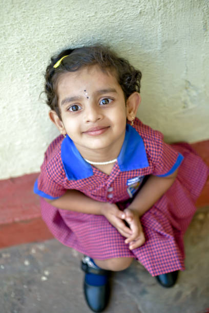 school going baby girl