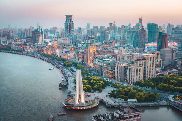 istock Landmark Skyscraper in Shanghai, China 969729154