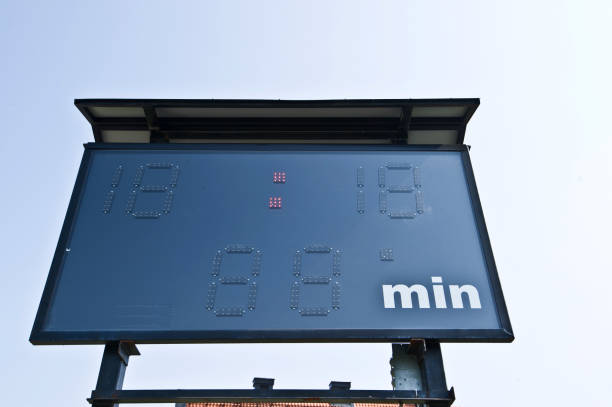 istock Sport Pitch - Electronic Score Board 969771194