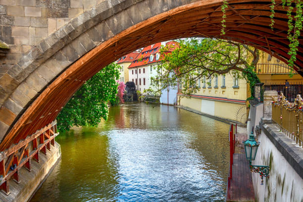 istock Certovka River in old Prague, Czech Republic 969781826