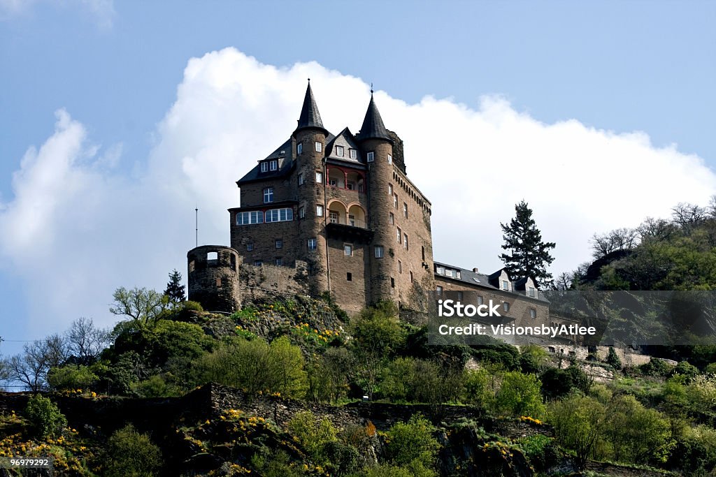 Burg Katz Castle of the Rhine  Ravine Stock Photo