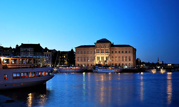 Stockholm at night  strommen stock pictures, royalty-free photos & images
