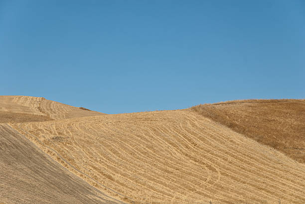 Sicilian hills stock photo