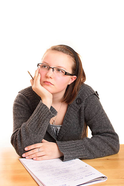 istock Teenage student looking for inspiration 96981703