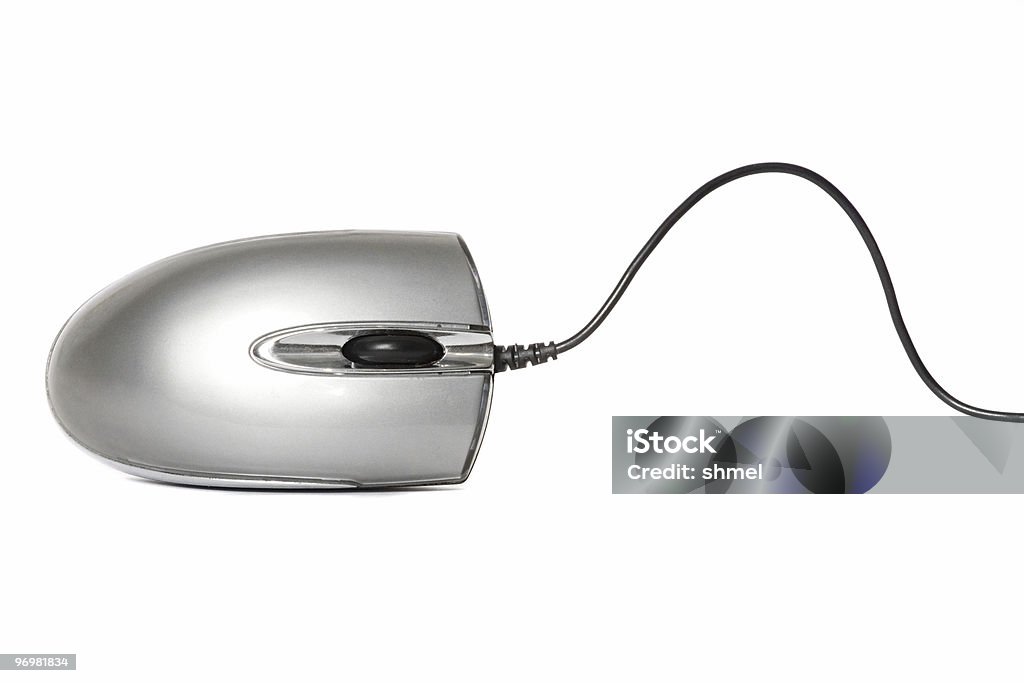 Ratón de ordenador - Foto de stock de Botón pulsador libre de derechos