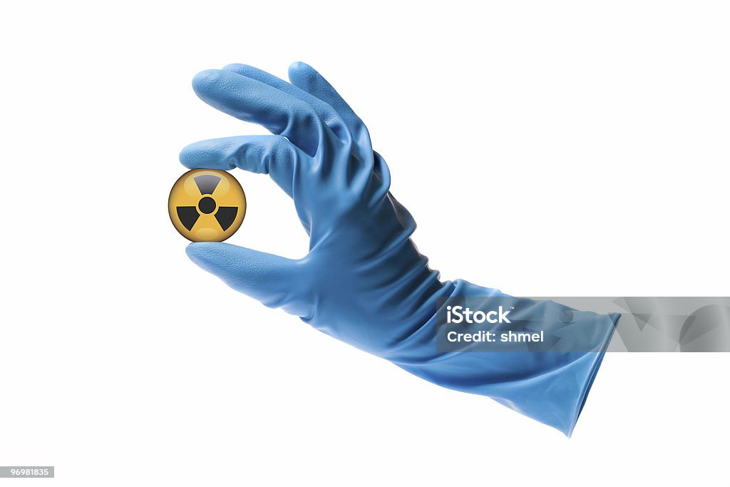 방사성 경고용 Symbol. 원자력 위험 - 로열티 프리 0명 스톡 사진