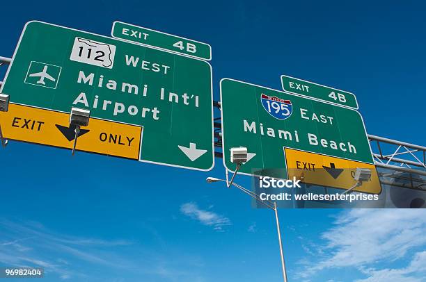 Miami Beach Und Dem Internationalen Flughafen Stockfoto und mehr Bilder von Miami - Miami, Flughafen, Flughafen Miami