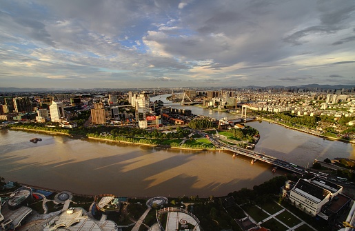 Profile pictures of the city of Ningbo