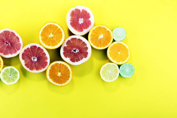 istock Citrus fruits with orange, lemon, grapefruit and lime 969834066