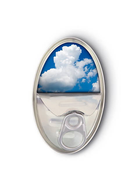 aire fresco - metal tin cloud vertical fotografías e imágenes de stock