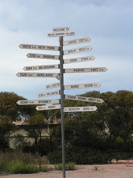 istock WA/SA Border village sign 96984024