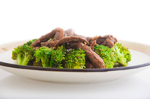 Beef Broccoli stock photo