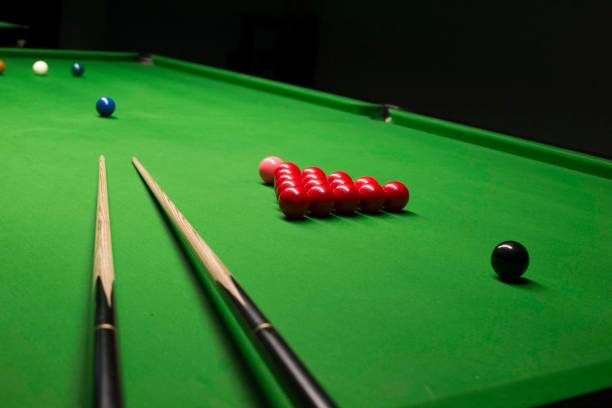 istock Snooker Balls and Cue 969856054