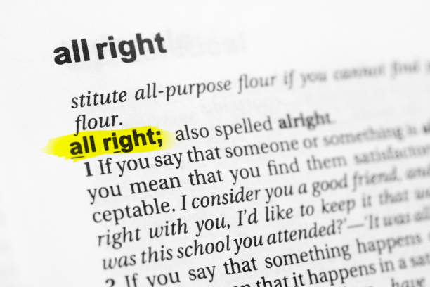 istock Highlighted English word 