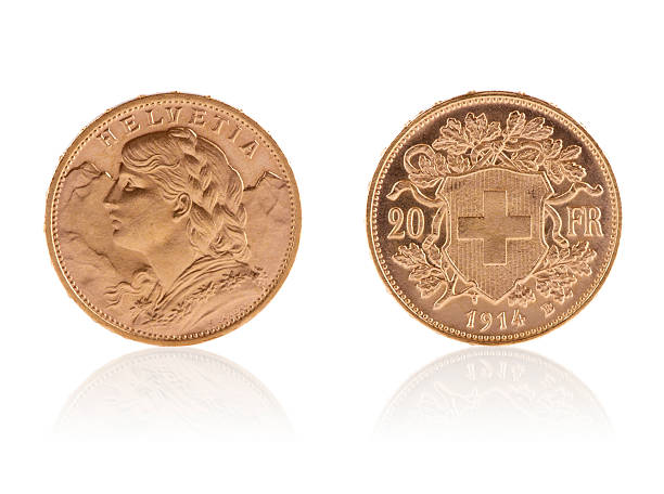 istock Goldvreneli – Swiss gold coins 96985669