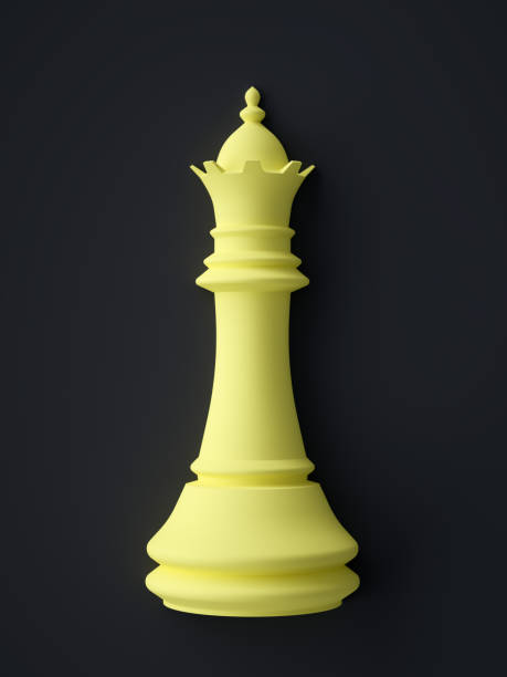 Abstract Queen Chess Piece Symbol