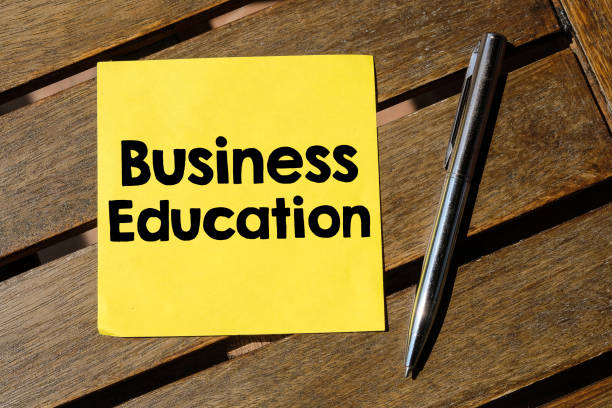 istock Business Education text concept, wooden background 969862832