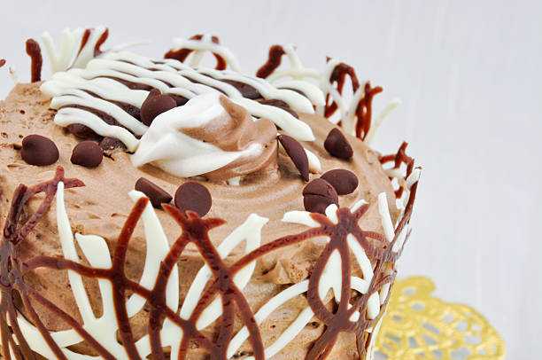 Mocha Cake stock photo